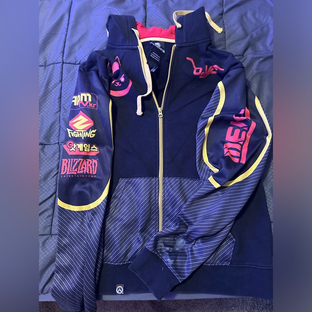 Overwatch D.Va Carbon Fiber Hoodie